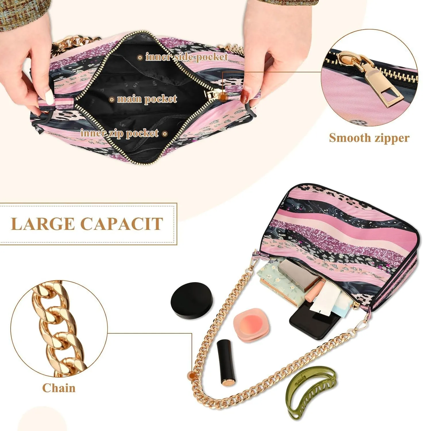 Mandala Hand Bags for Women, Purses Trendy