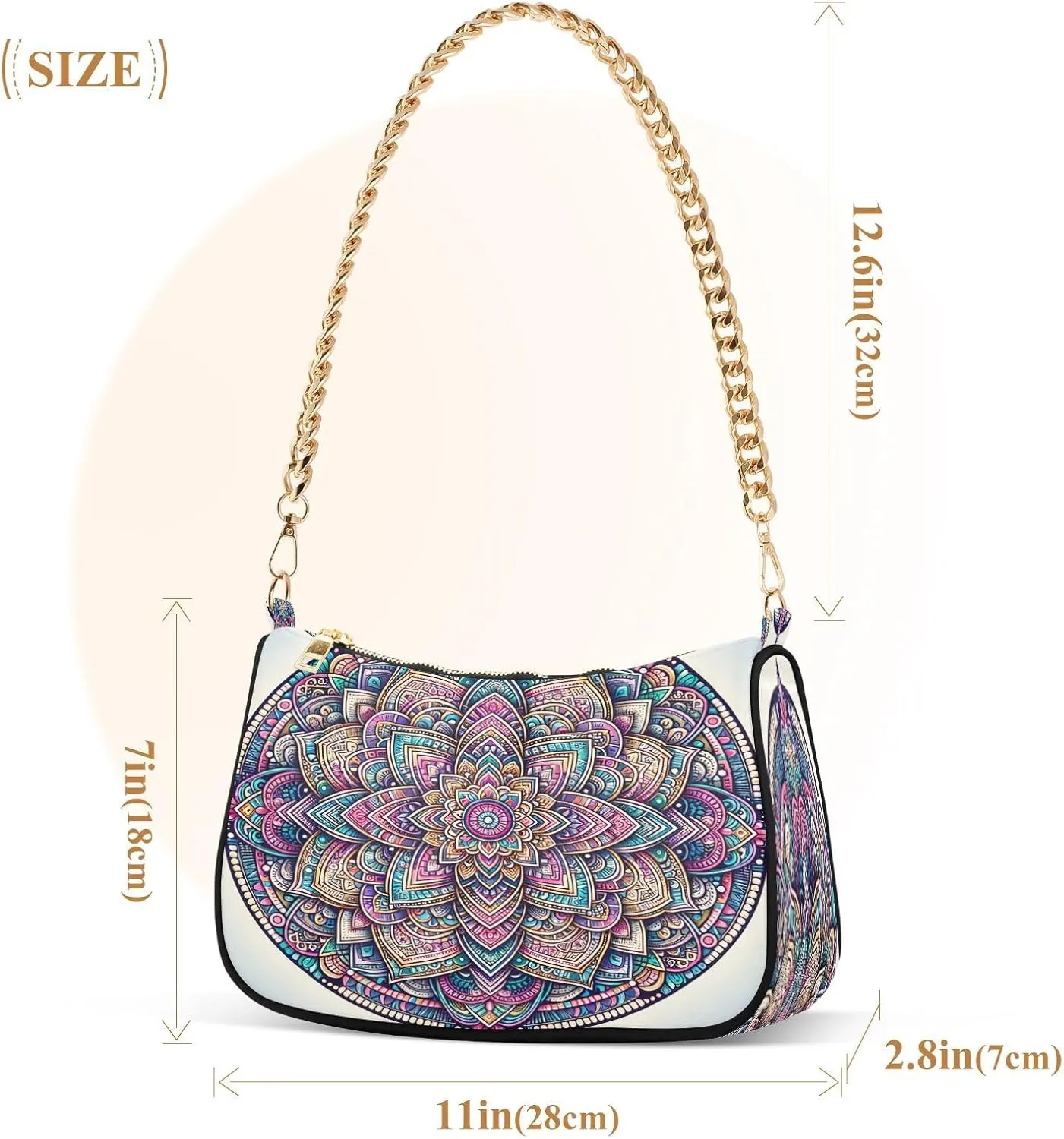 Mandala Hand Bags for Women, Purses Trendy