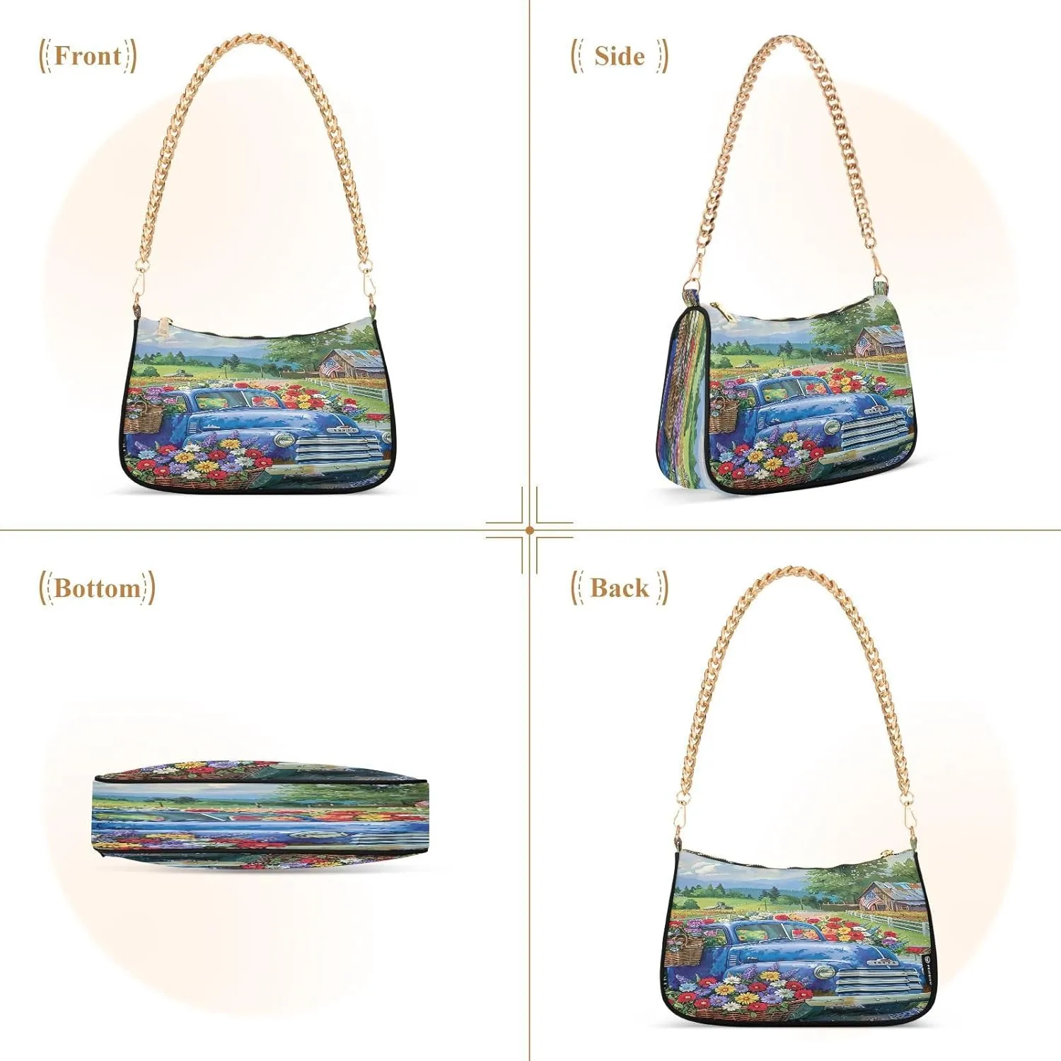 Mandala Hand Bags for Women, Purses Trendy