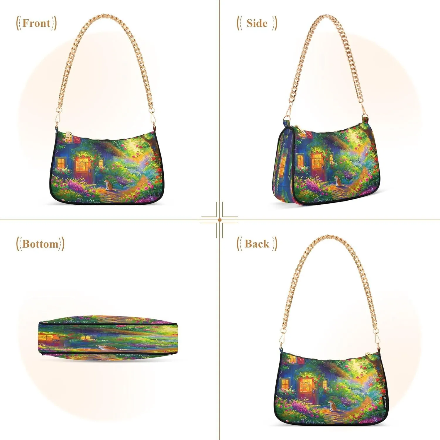 Mandala Hand Bags for Women, Purses Trendy