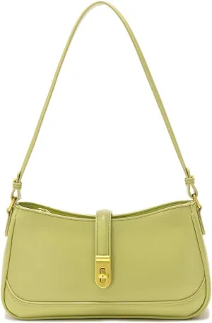 Molodo Women's Shoulder Bag Stylish Vegan Leather Pochette Crossbody Bag Casual Underarm Bag Hobo Purse