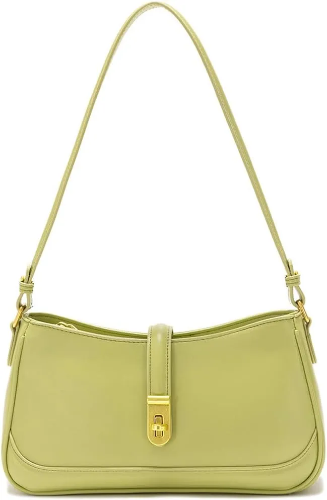 Molodo Women's Shoulder Bag Stylish Vegan Leather Pochette Crossbody Bag Casual Underarm Bag Hobo Purse