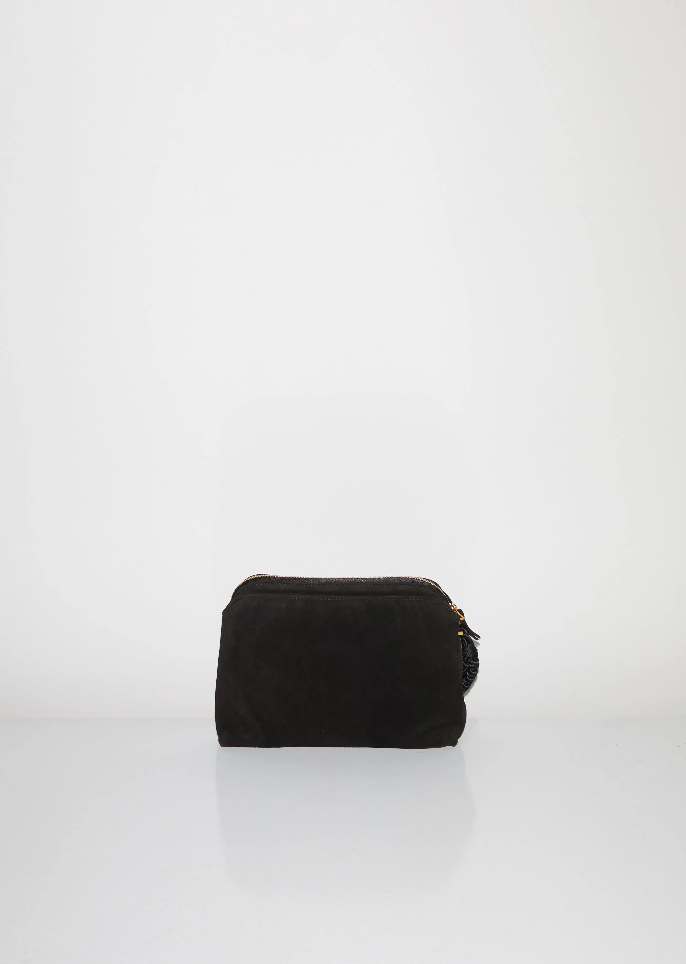 Multi Pouch Wristlet Bag in Suede