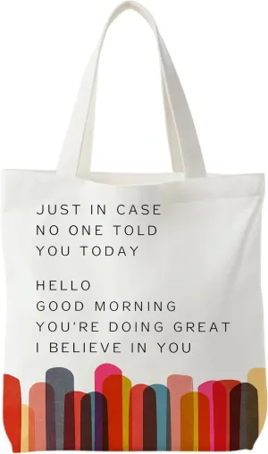 NATSUNO Canvas Tote Bag,Science Graduation Gifts,Tote Bags for Women,Reusable Grocery Bags
