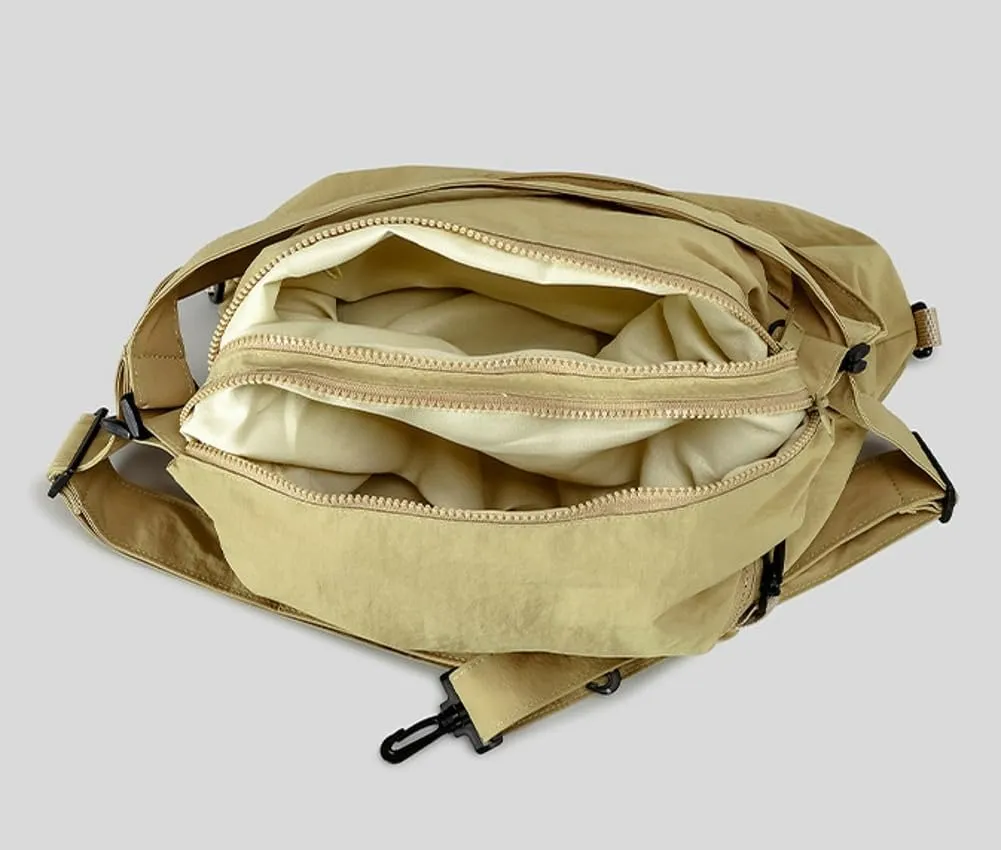 Nylon Crossbody Bags for Women Lightweight Backpacks for Women Tote Bag with Coin Purse Shoulder Bag Hobo Bag Handbag