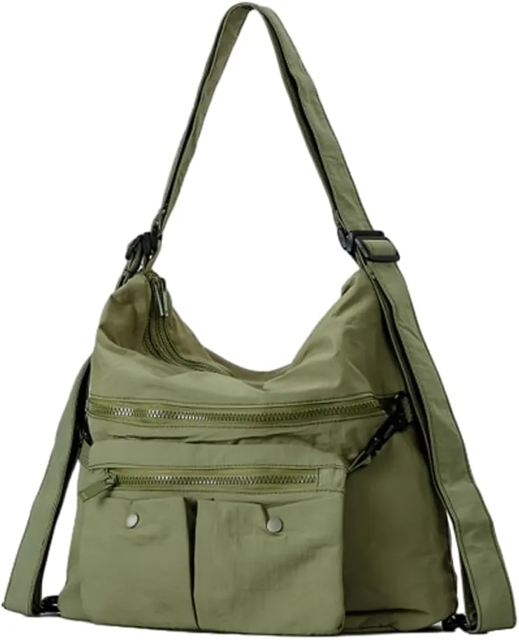 Nylon Crossbody Bags for Women Lightweight Backpacks for Women Tote Bag with Coin Purse Shoulder Bag Hobo Bag Handbag