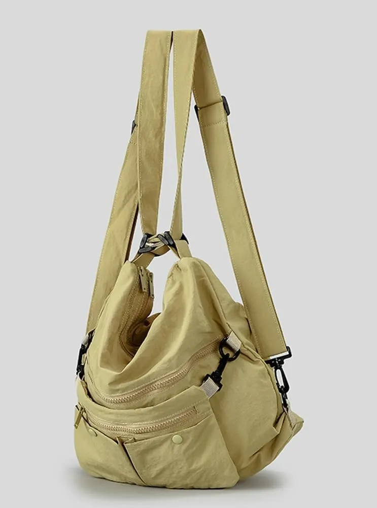 Nylon Crossbody Bags for Women Lightweight Backpacks for Women Tote Bag with Coin Purse Shoulder Bag Hobo Bag Handbag
