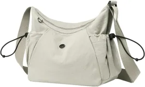 Nylon Hobo Crossbody Bags Lightweight Shoulder Bag for Women Waterproof Luna Bag Lightweight with Adjustable Strap