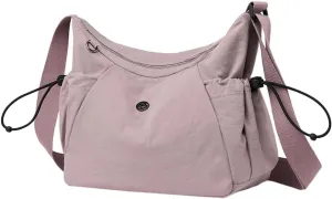 Nylon Hobo Crossbody Bags Lightweight Shoulder Bag for Women Waterproof Luna Bag Lightweight with Adjustable Strap