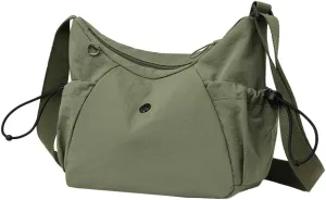 Nylon Hobo Crossbody Bags Lightweight Shoulder Bag for Women Waterproof Luna Bag Lightweight with Adjustable Strap