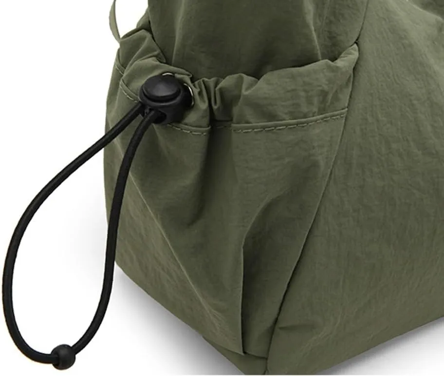 Nylon Hobo Crossbody Bags Lightweight Shoulder Bag for Women Waterproof Luna Bag Lightweight with Adjustable Strap