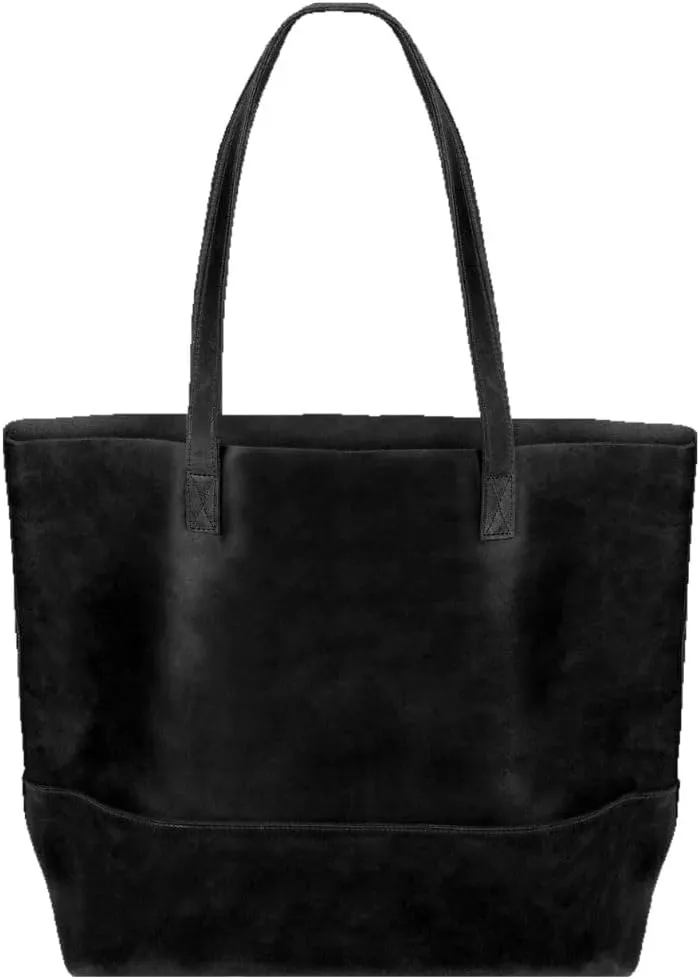 ORNA'S LEATHER ART EVERYDAY TOTE BAG: Womens Large Sling Shopping Carryall, Hand Crafted 100% Cowhide, Oversized