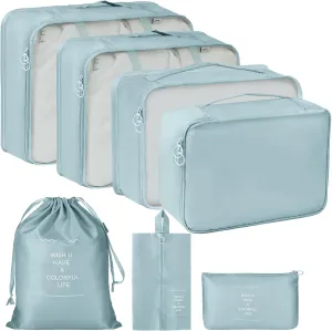 Packing Cubes 7 Set Travel Cubes for Suitcases Lightweight Luggage Packing Orginzers