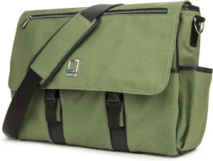 Photographer Bag for DSLR Camera, Messenger Bag for Professionals, Spacious Compartment Fits 15" Size Gadgets, Outer Tripod Straps