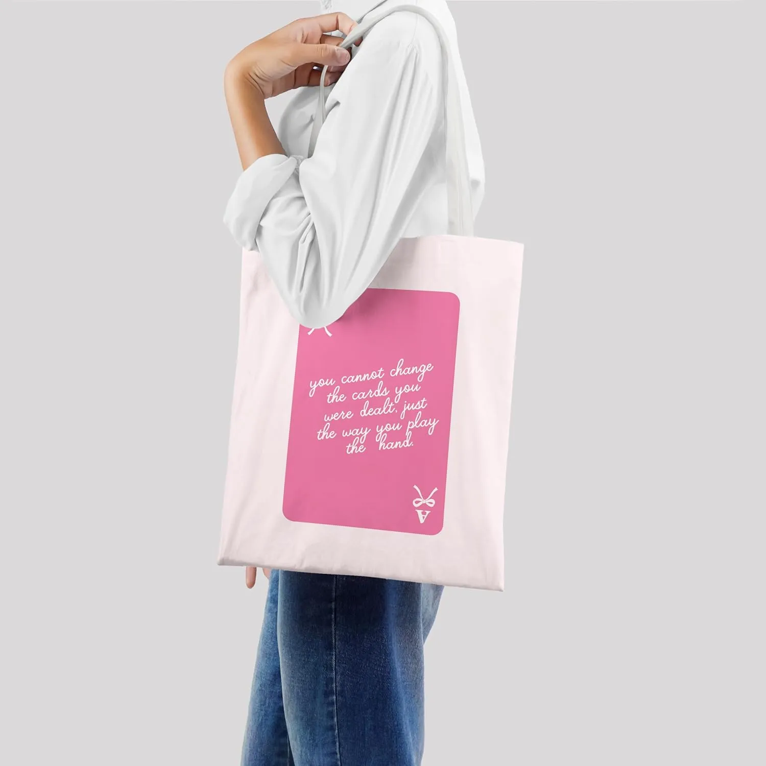 Pink Trendy Coquette Bow Cherry Disco Ball Tote Bag,Preppy Trendy Gifts for Women,Reusable Grocery Shopping Bags