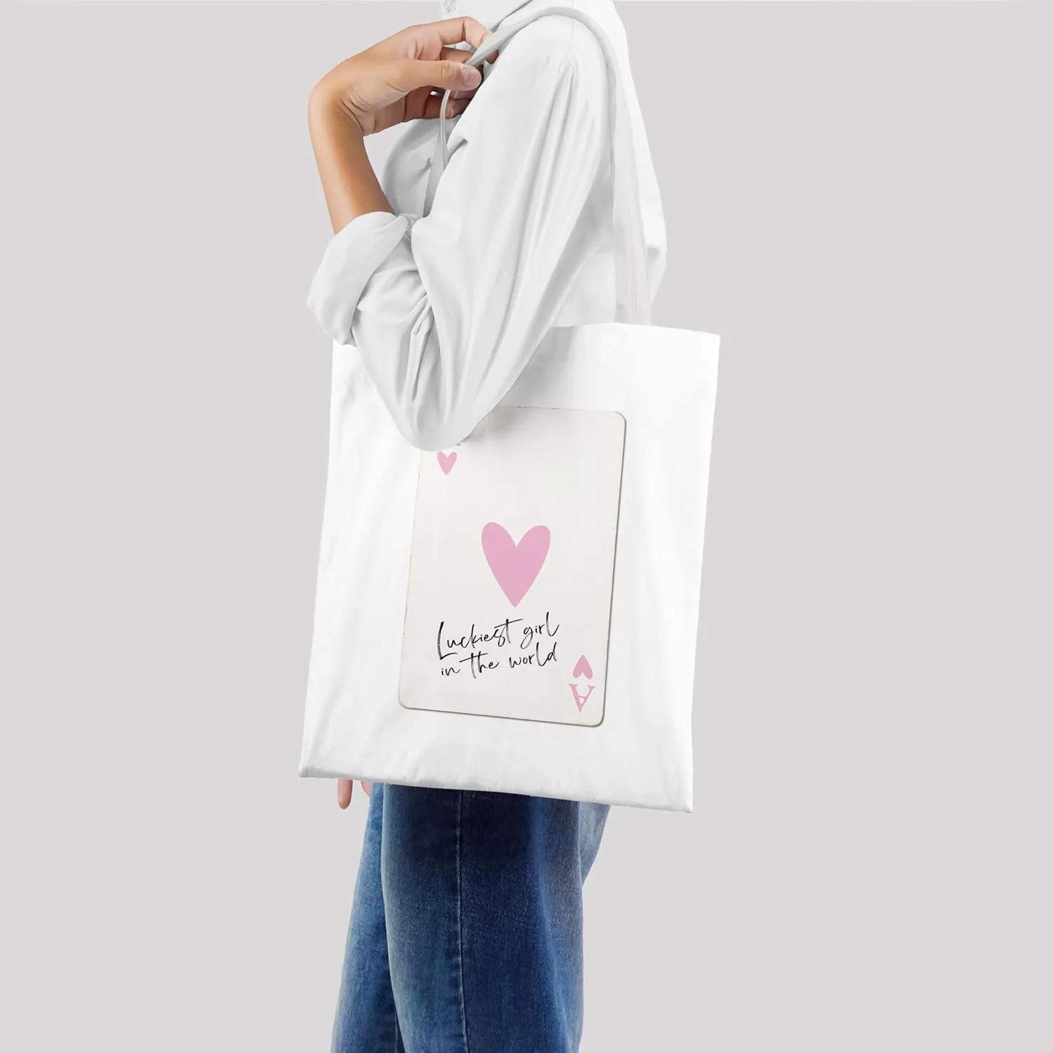 Pink Trendy Coquette Bow Cherry Disco Ball Tote Bag,Preppy Trendy Gifts for Women,Reusable Grocery Shopping Bags