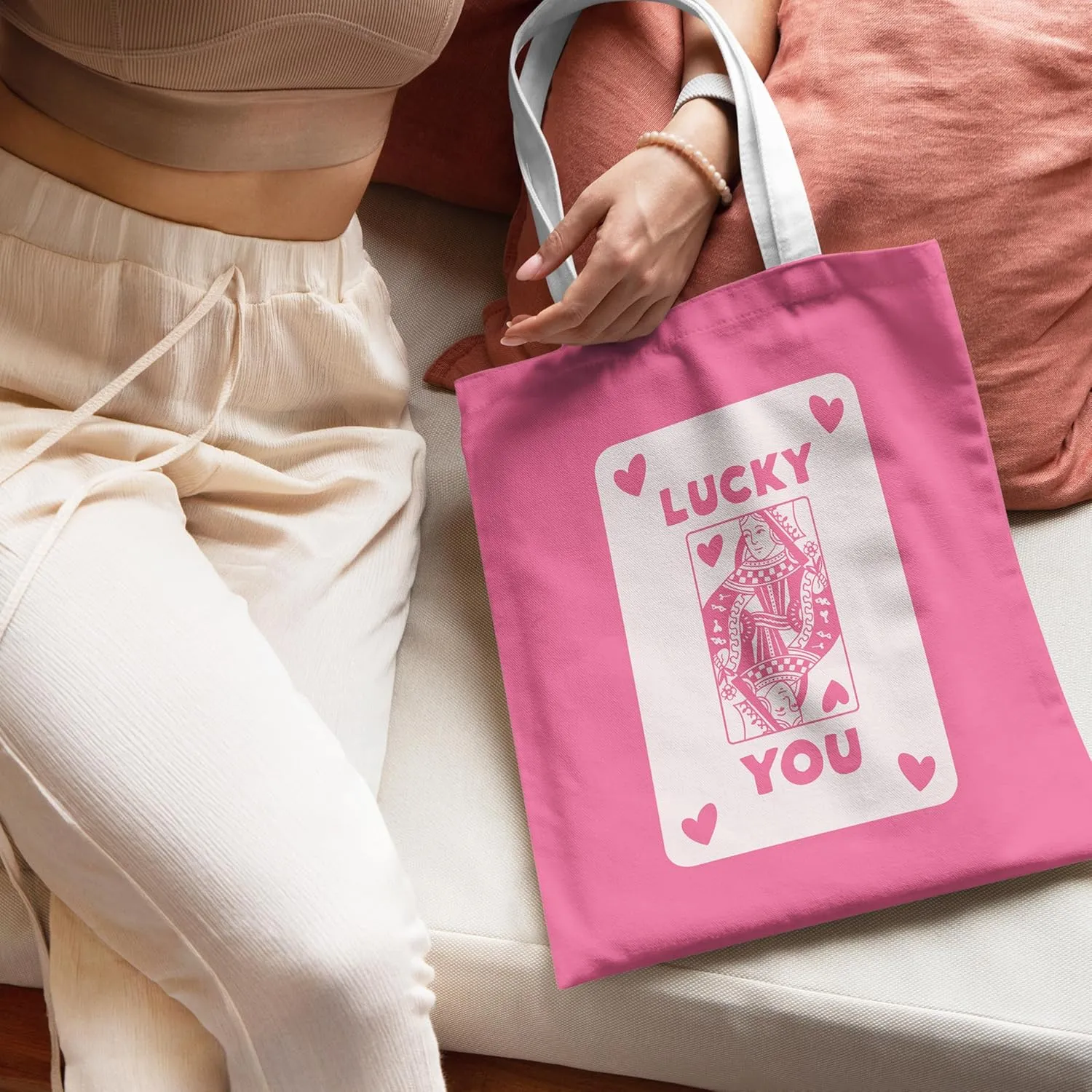 Pink Trendy Coquette Bow Cherry Disco Ball Tote Bag,Preppy Trendy Gifts for Women,Reusable Grocery Shopping Bags