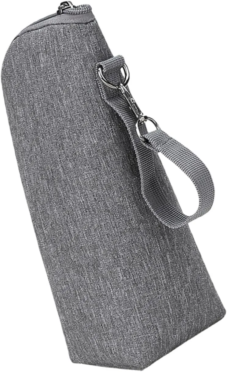 Portable Insulated Bottle Bag Stylish Thermal Feeding Bottle Carrier for Travel Stroller Attachment and Keeps Milk Warm for Hours