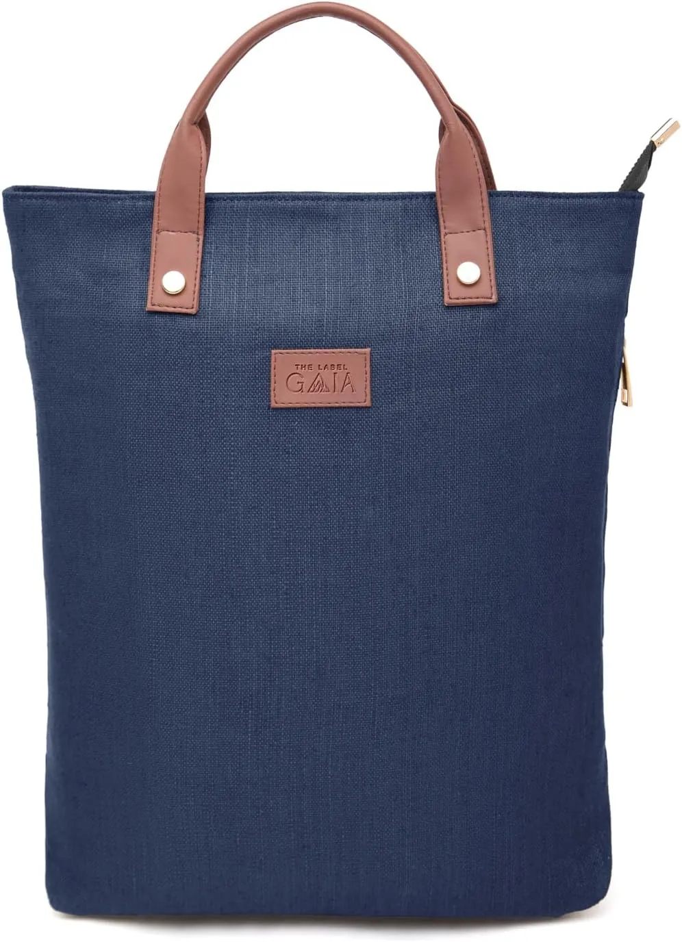 Premium 2-in-1 Hemp Tote Backpack | Sustainable Organic Fabric | Fits 13" Laptops | Spacious & Multi-Compartment Design | Navy Blue