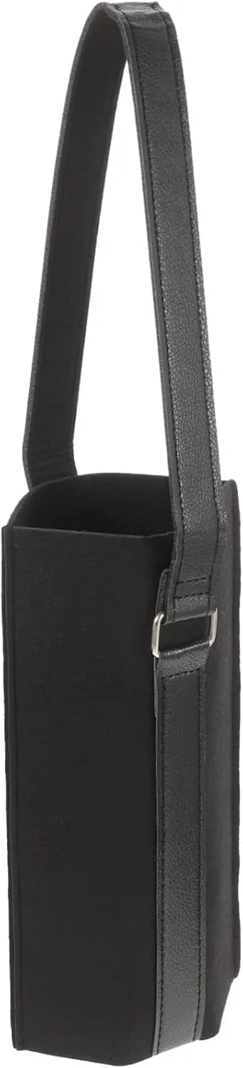 PRETYZOOM Felt Wine Bottle Storage Bag Elegant Red Wine Carrier Pouch for present Packing Stylish Tote Practical and Eye Catching Design Occasion