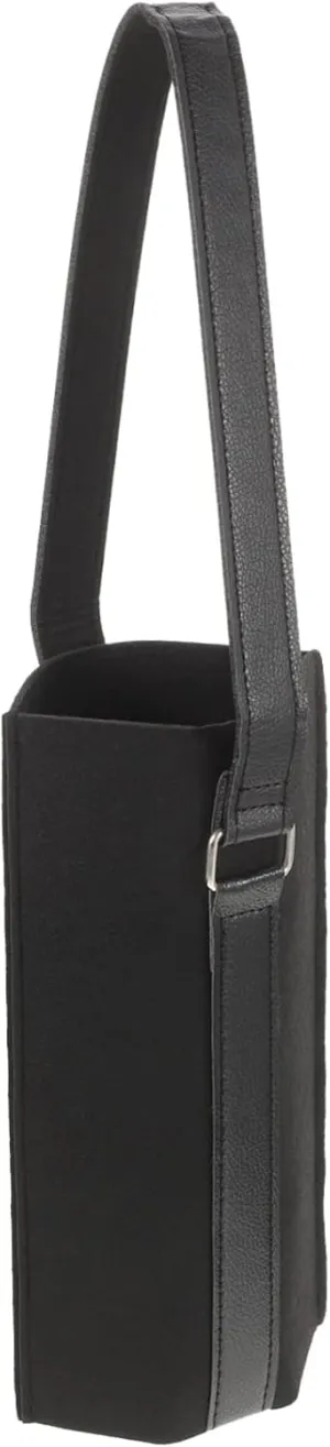 PRETYZOOM Felt Wine Bottle Storage Bag Elegant Red Wine Carrier Pouch for present Packing Stylish Tote Practical and Eye Catching Design Occasion