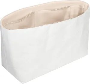 Purse Organizer Insert for Handbag Tyvek Paper Inner Bag Organizers Compatible with Goyard Hobo Bag with Practical Pockets (Craie,Hobo)