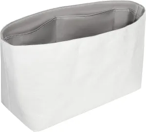 Purse Organizer Insert for Handbag Tyvek Paper Inner Bag Organizers Compatible with Goyard Hobo Bag with Practical Pockets (Etain,Hobo)