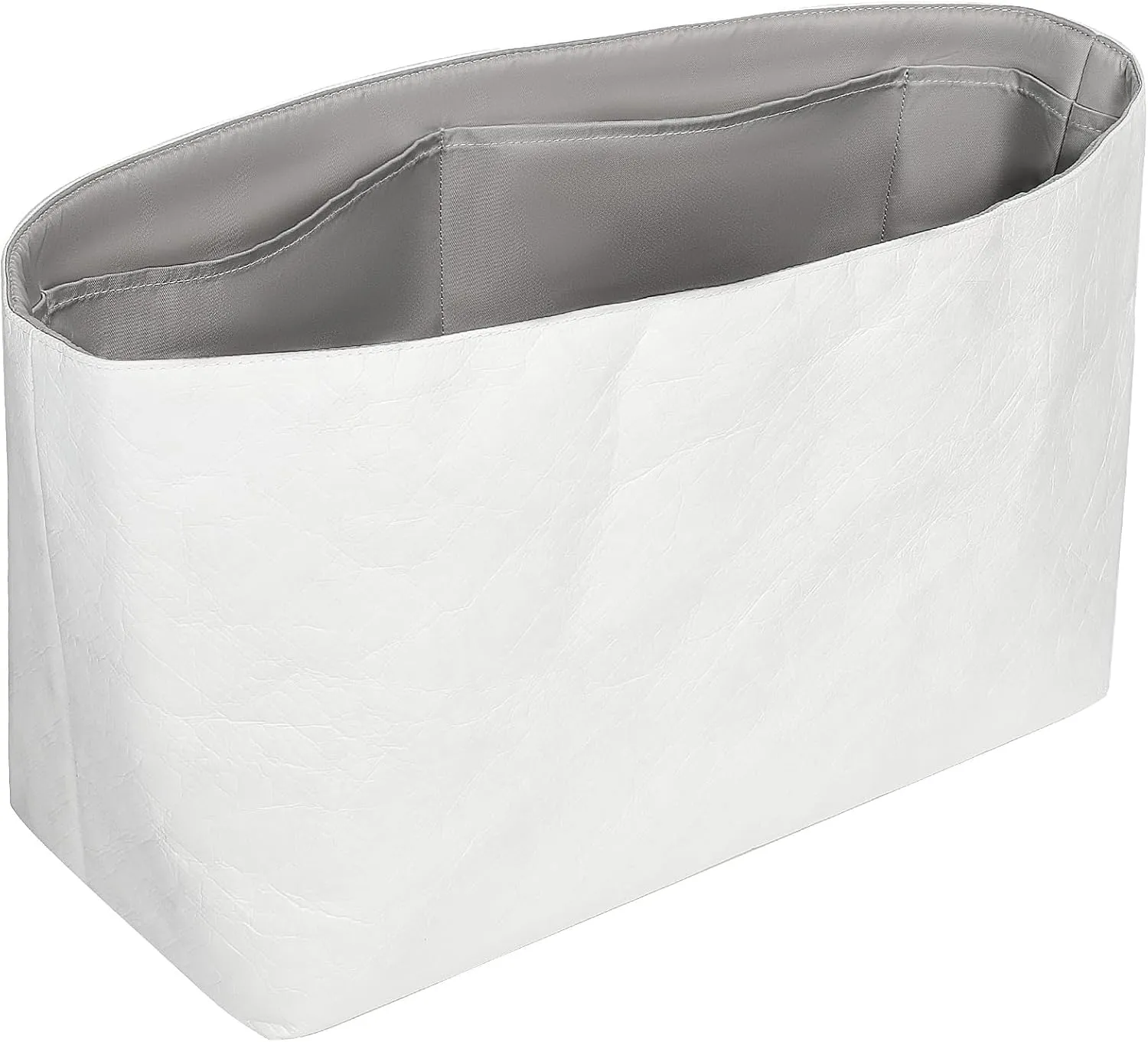 Purse Organizer Insert for Handbag Tyvek Paper Inner Bag Organizers Compatible with Goyard Hobo Bag with Practical Pockets (Etain,Hobo)