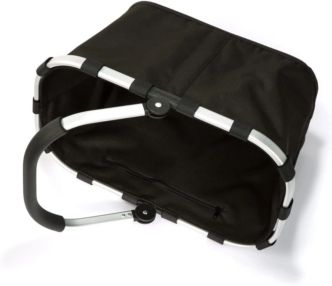 reisenthel carrybag black - Sturdy shopping basket with plenty of storage space and practical inner pocket - Elegant and water-repellent design