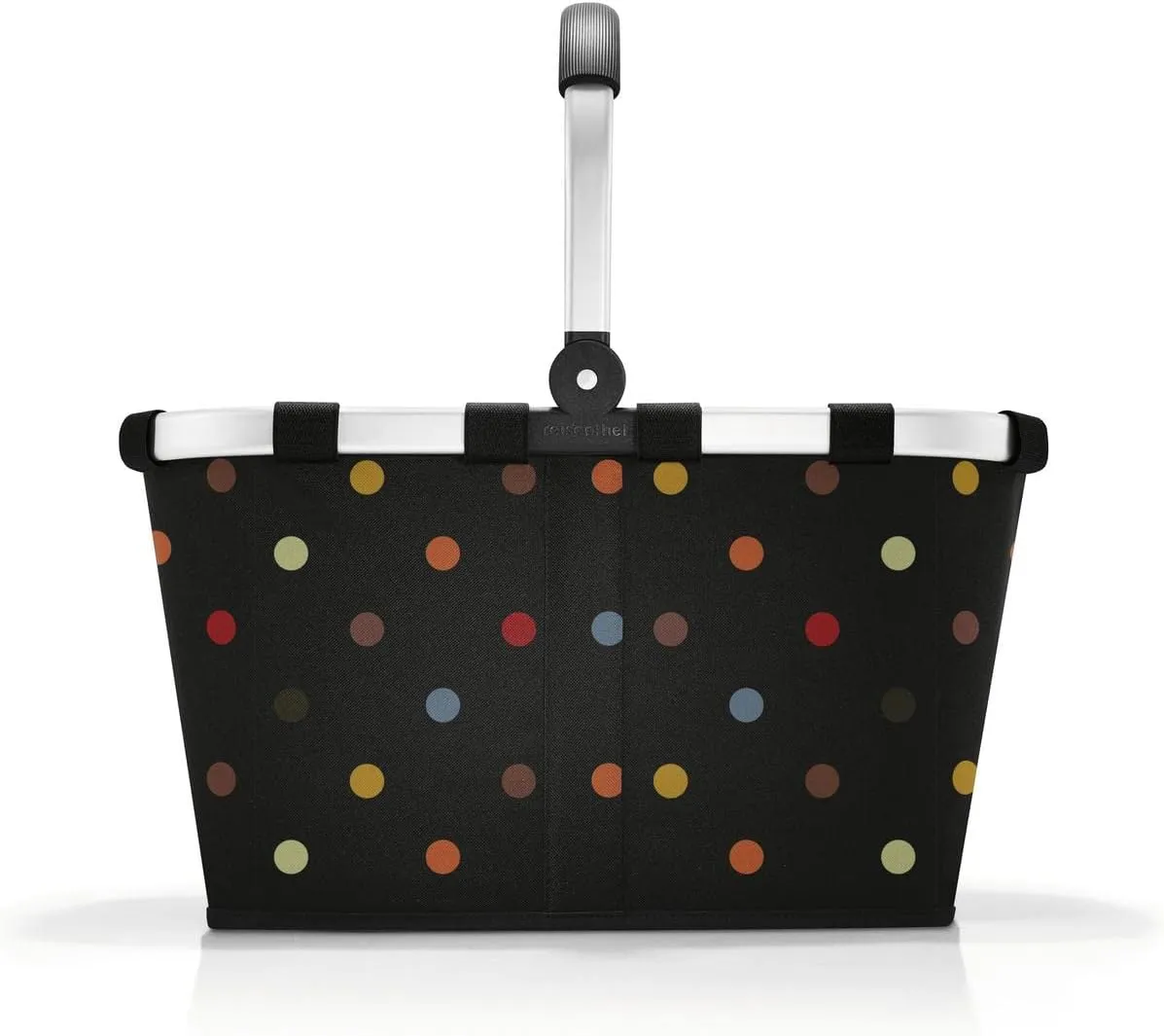 reisenthel carrybag dots - Sturdy shopping basket with plenty of storage space and practical inner pocket - Elegant and water-repellent design