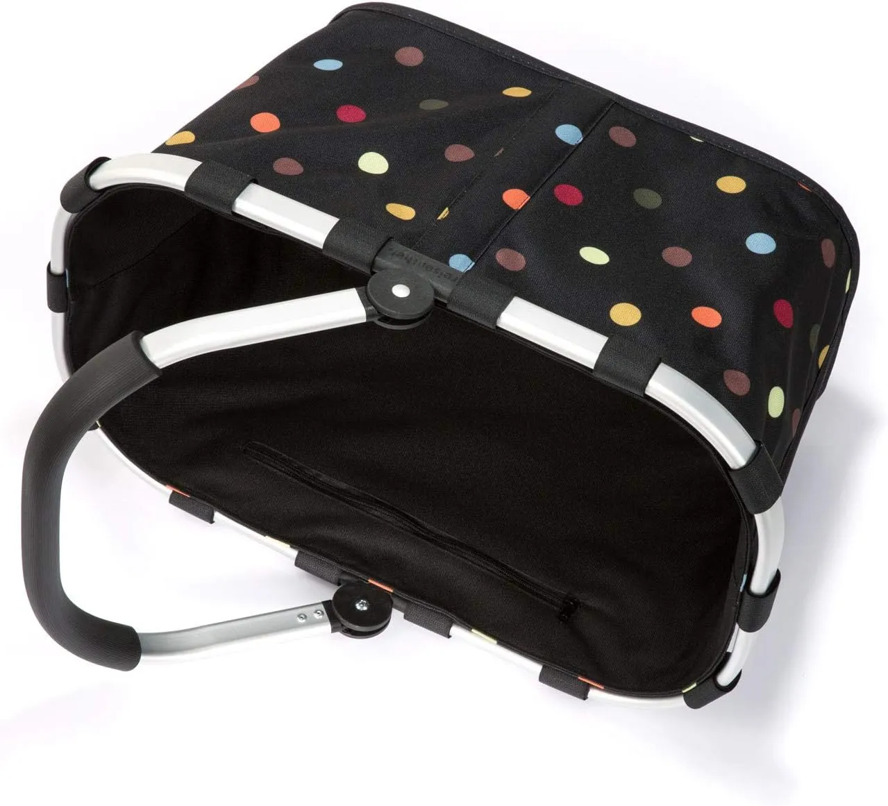 reisenthel carrybag dots - Sturdy shopping basket with plenty of storage space and practical inner pocket - Elegant and water-repellent design