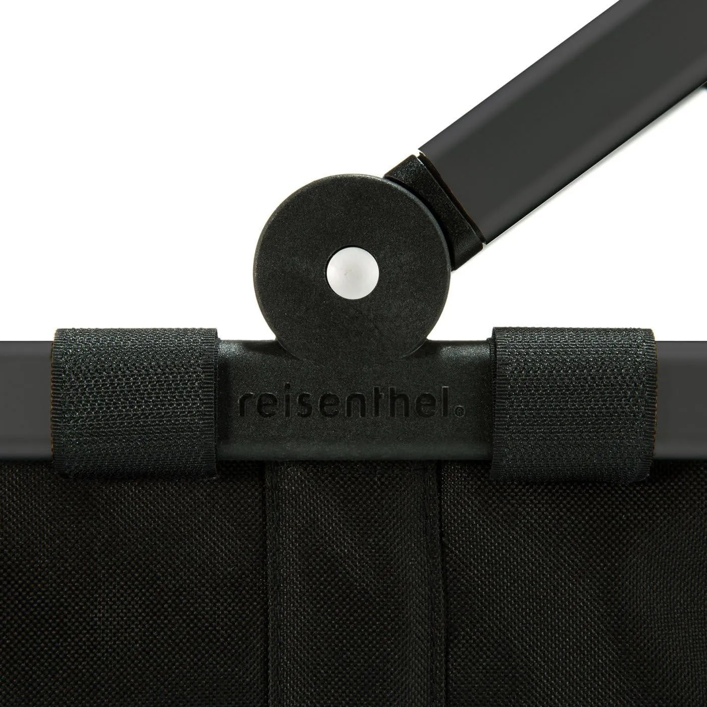 reisenthel carrybag frame black/black - Sturdy shopping basket with plenty of storage space and practical inner pocket - water-repellent