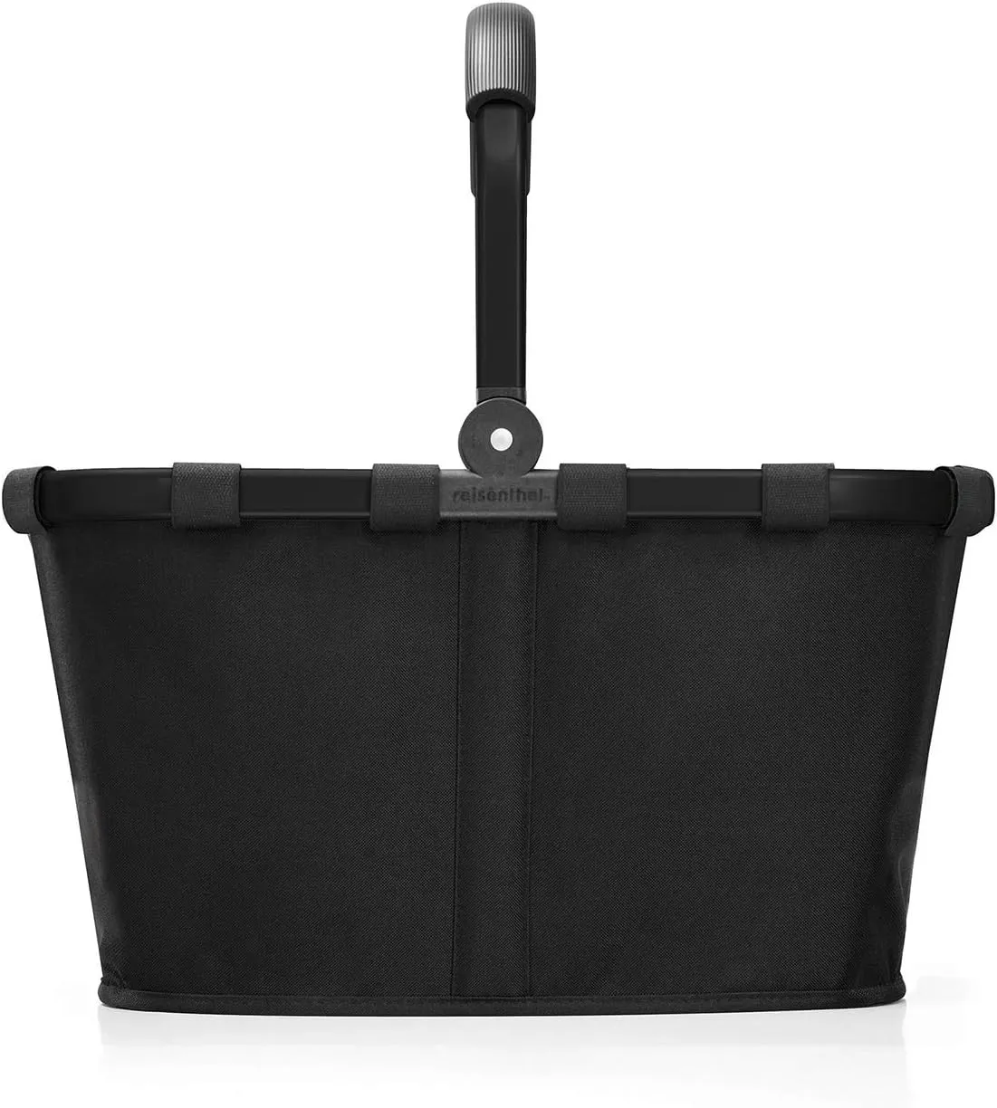 reisenthel carrybag frame black/black - Sturdy shopping basket with plenty of storage space and practical inner pocket - water-repellent