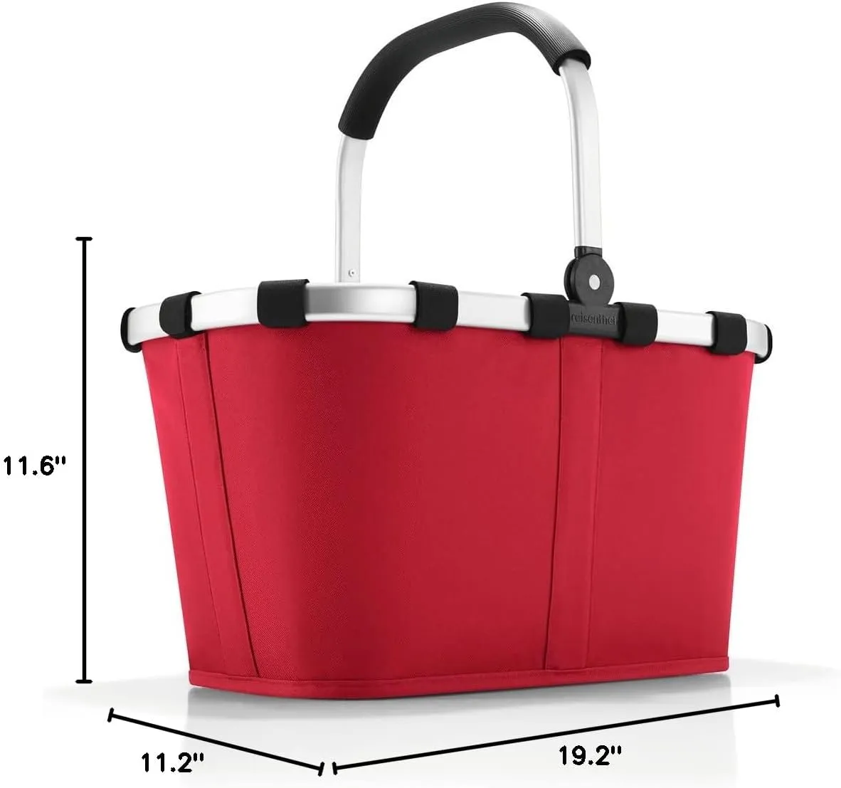 reisenthel carrybag red - Sturdy shopping basket with plenty of storage space and practical inner pocket - Elegant and water-repellent design