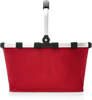 reisenthel carrybag red - Sturdy shopping basket with plenty of storage space and practical inner pocket - Elegant and water-repellent design