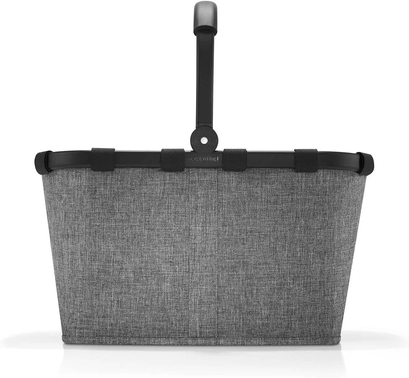reisenthel carrybag twist silver - Sturdy shopping basket with plenty of storage space and practical inner pocket - Elegant and water-repellent design