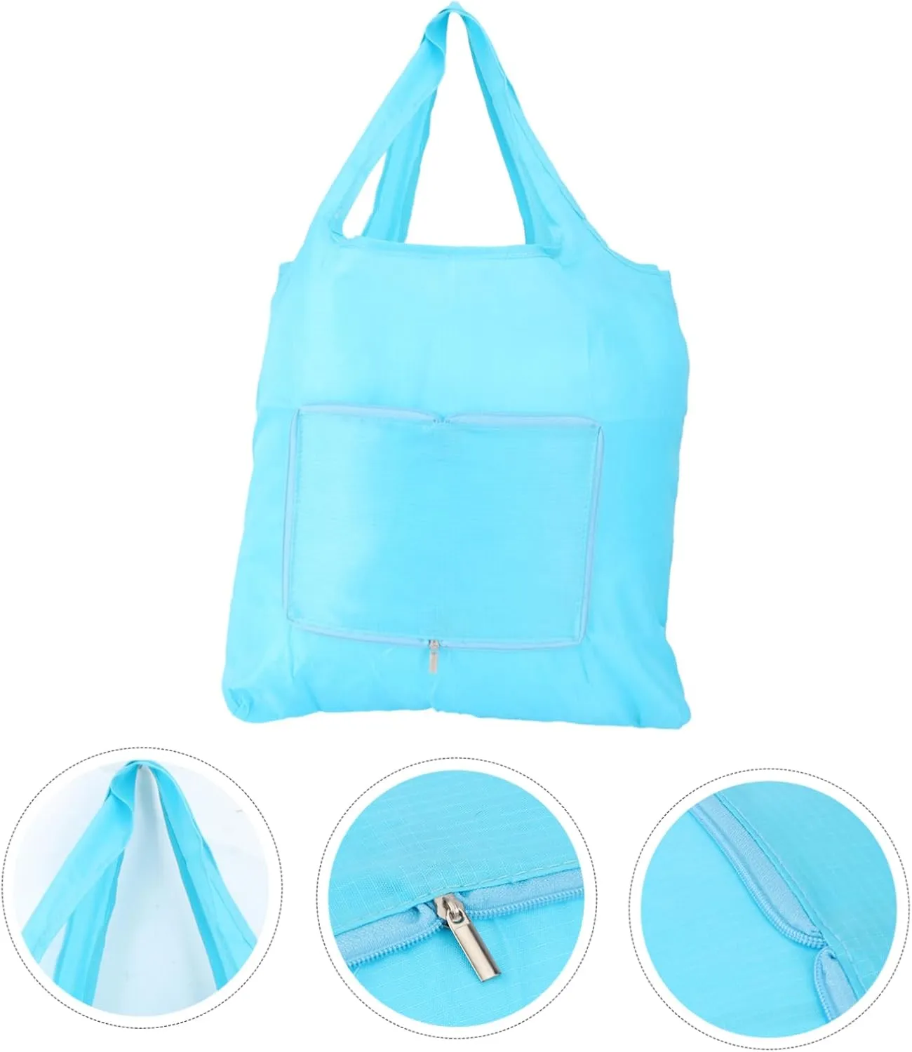 Reusable Oxford Cloth Shopping Tote Bags ing Pouches Lightweight and Water Resistant Grocery Bags with