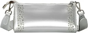 Rungion Glossy Vegan Leather Crossbody Bag for Women Small Y2k Shoulder Purses Rivet Phone Clutch Handbags Satchels 2025