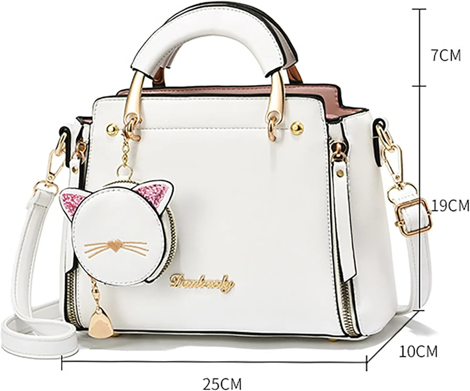 Satchel Bags for Women Cute Hobo Tote Handbags Clutch Purses with Zipper Closure Lightweight Work Bag