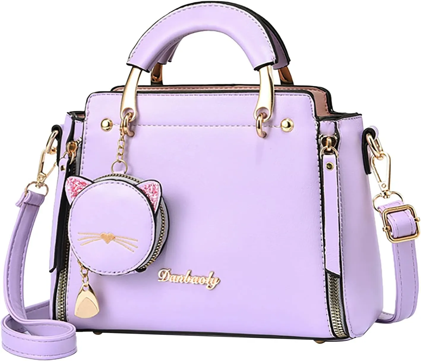 Satchel Bags for Women Cute Hobo Tote Handbags Clutch Purses with Zipper Closure Lightweight Work Bag