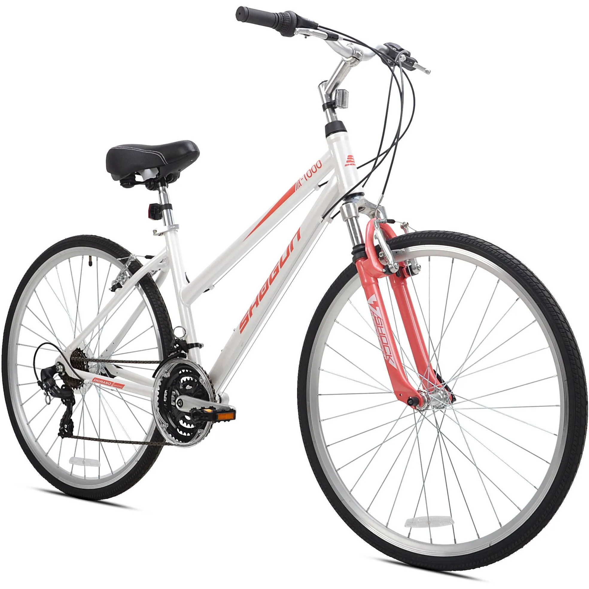 Shogun T1000 Women's Hybrid Bike White