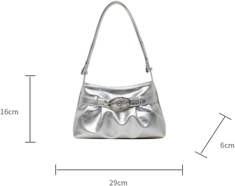 Shoulder Bag for Retro Y2k Purse Fashion Fall Purse Small Hobo Purse Leather Tote
