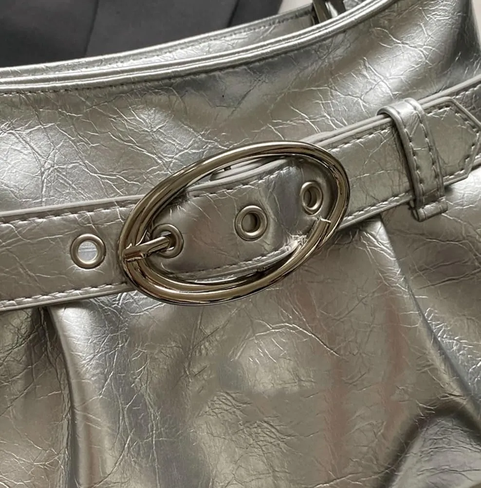 Shoulder Bag for Retro Y2k Purse Fashion Fall Purse Small Hobo Purse Leather Tote