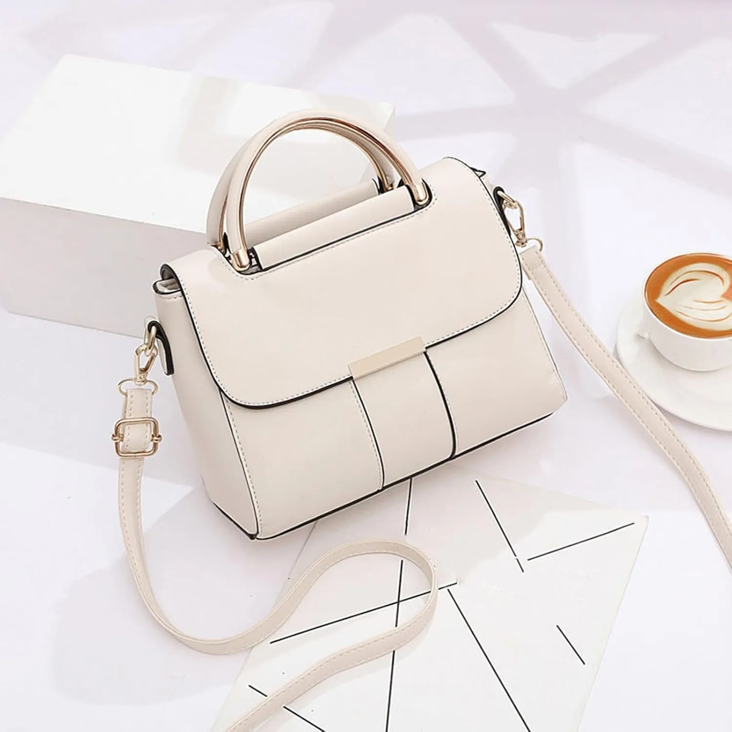 Shoulder Bag for Women Womens Tote Bag Fashion Handbags Purse Satchel Shoulder Bags Leather For Ladies