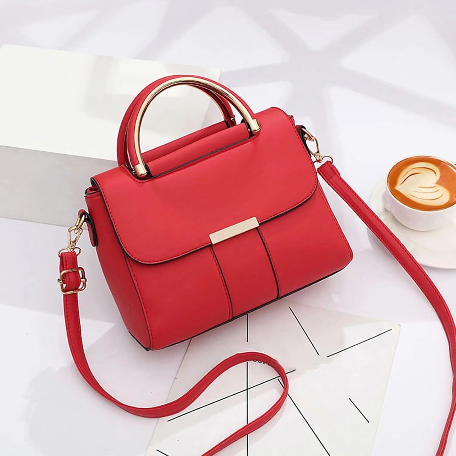 Shoulder Bag for Women Womens Tote Bag Fashion Handbags Purse Satchel Shoulder Bags Leather For Ladies