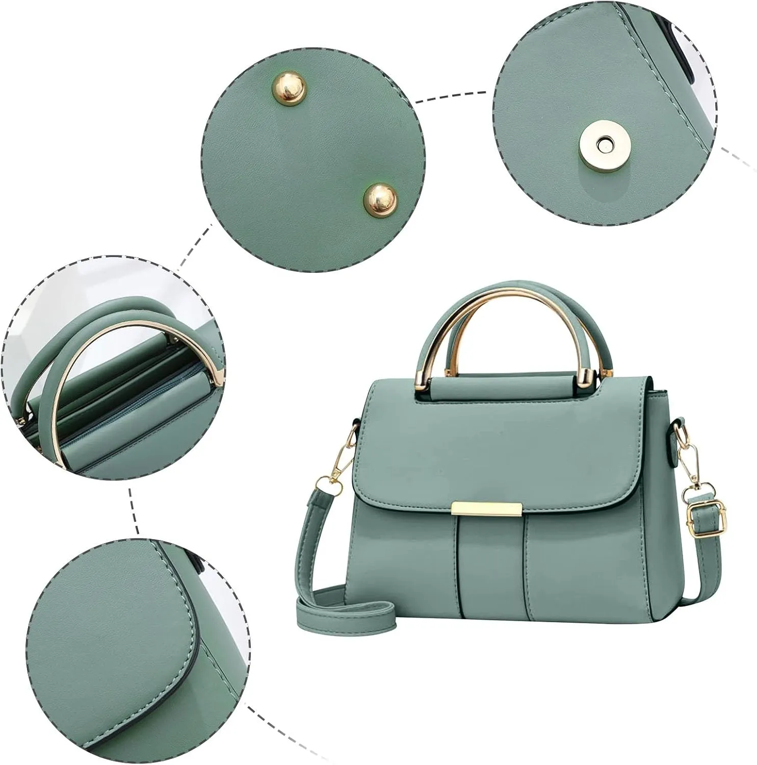 Shoulder Bag for Women Womens Tote Bag Fashion Handbags Purse Satchel Shoulder Bags Leather For Ladies