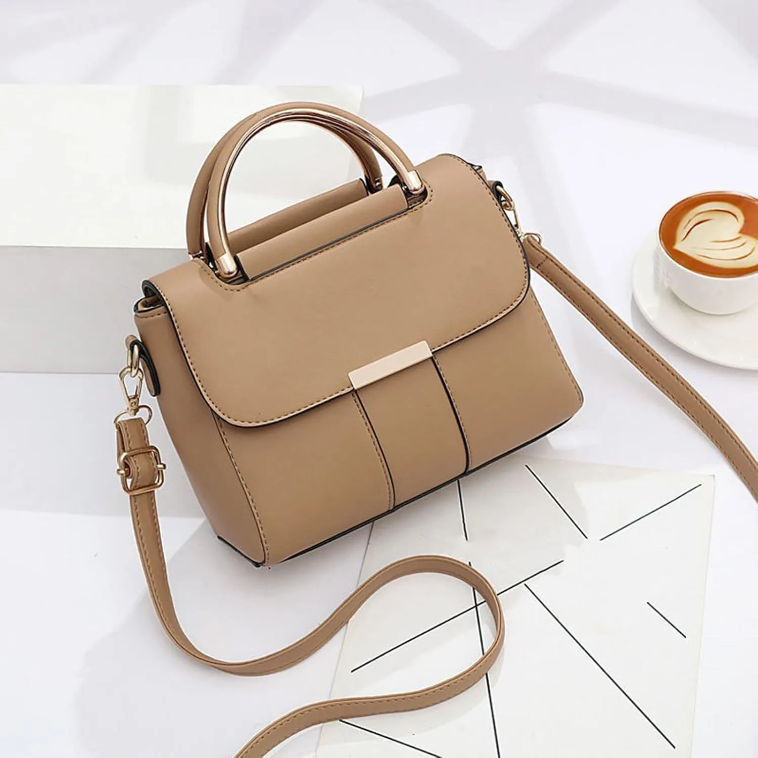 Shoulder Bag for Women Womens Tote Bag Fashion Handbags Purse Satchel Shoulder Bags Leather For Ladies