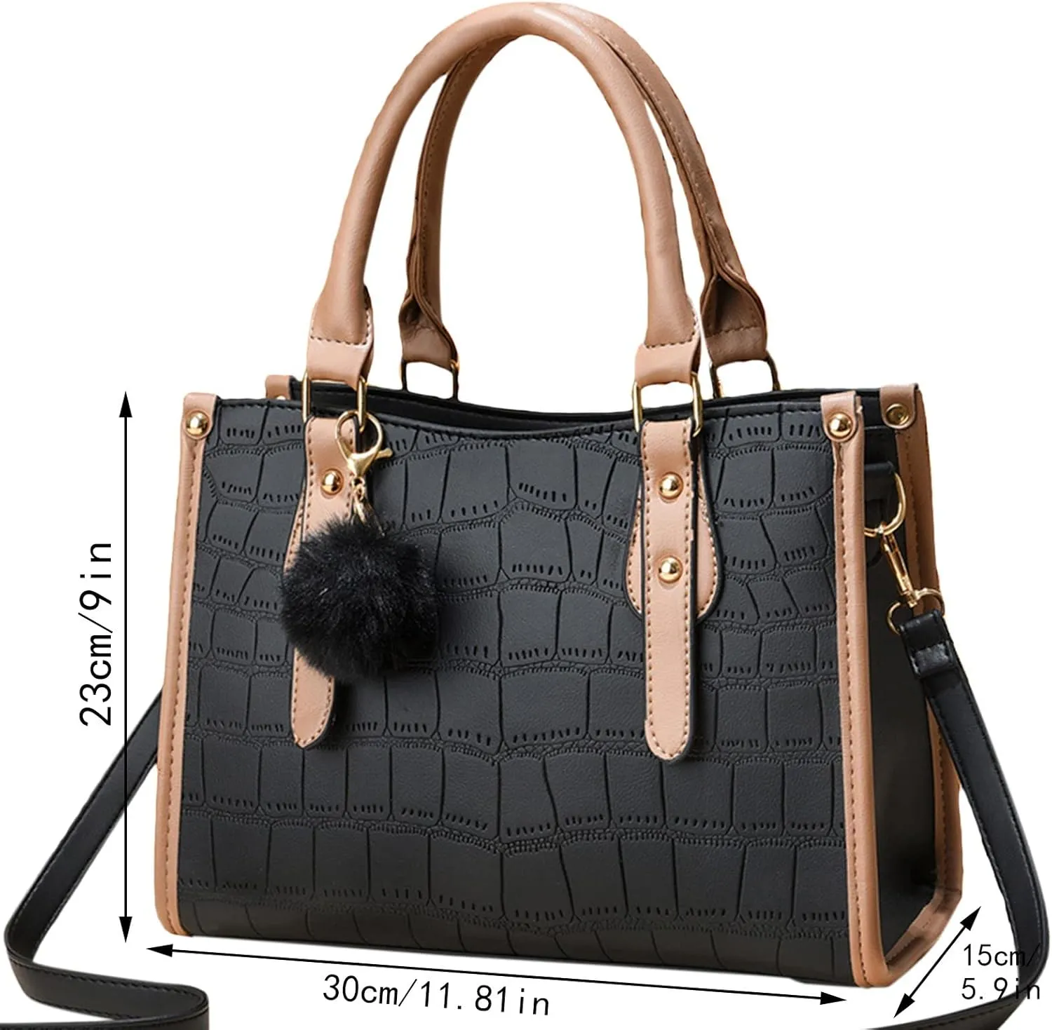 Shoulder Bags for Women Womens Fashion Tote Bag Handbags Ladies Purse Satchel Shoulder Bags Tote Leather Bag