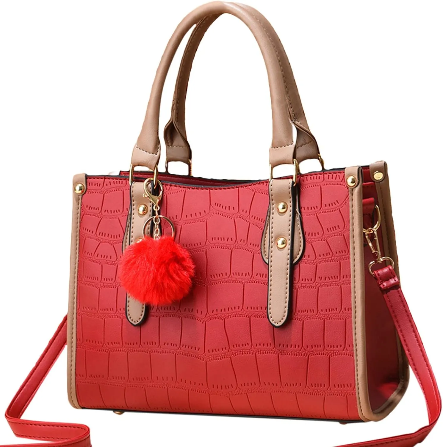 Shoulder Bags for Women Womens Fashion Tote Bag Handbags Ladies Purse Satchel Shoulder Bags Tote Leather Bag