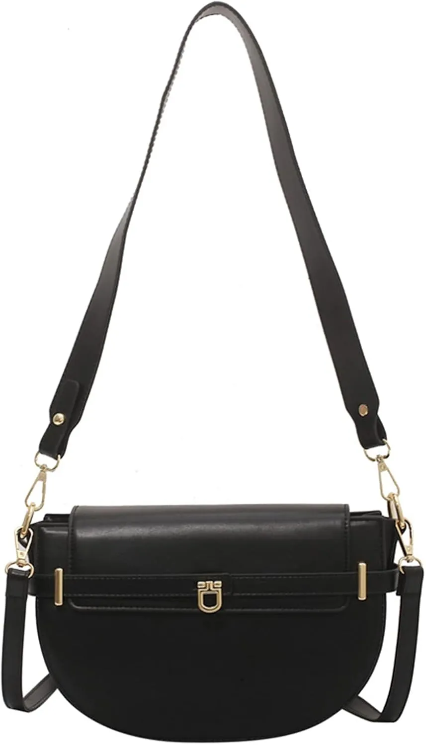 Small Crossbody Bags for Women PU Leather Saddle Purses Fashion Shoulder Bags Handbags
